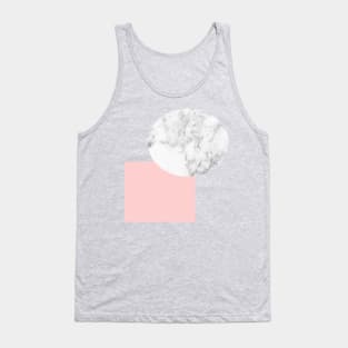 Marble geometric shapes Tank Top